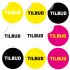 TILBUD rund klistermærke
