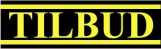 TILBUD firkant streg sort gul- 88405