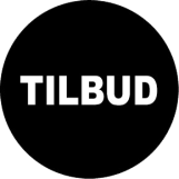 TILBUD rund sort hvid - 88427