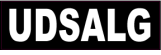 UDSALG sort hvid - 88302