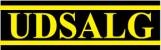 UDSALG streg sort gul - 88305