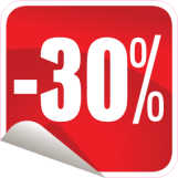30 procent firkant rød - 88043