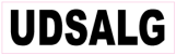 UDSALG hvid sort- 88307