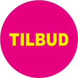 TILBUD rund magenta gul - 88428